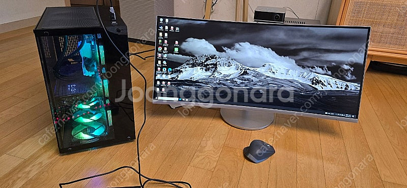 게임용 데스크탑 본체 6700k / 34인치 모니터 등--2