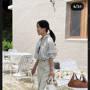 어라운드율 린넨 셔츠