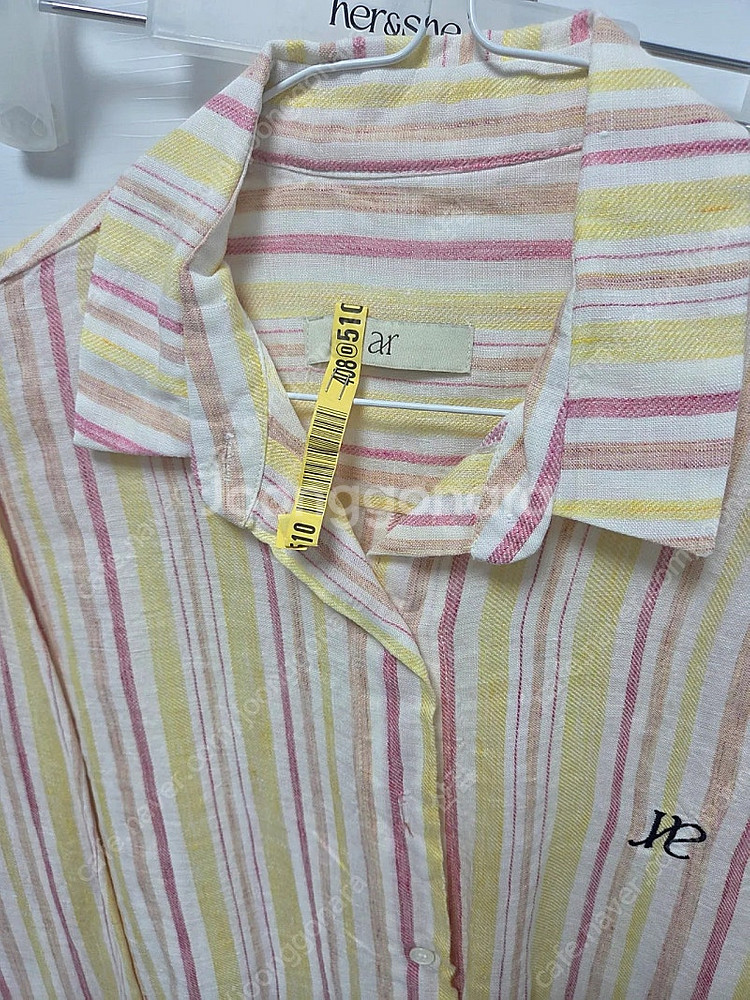어라운드율 린넨 셔츠--3