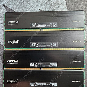 Crucial Pro DDR4 32GB 3200 * 4장 판매합니다.
