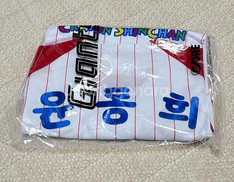 롯데 자이언츠 짱구 유니폼 100 사이즈 (짱구크레용--0