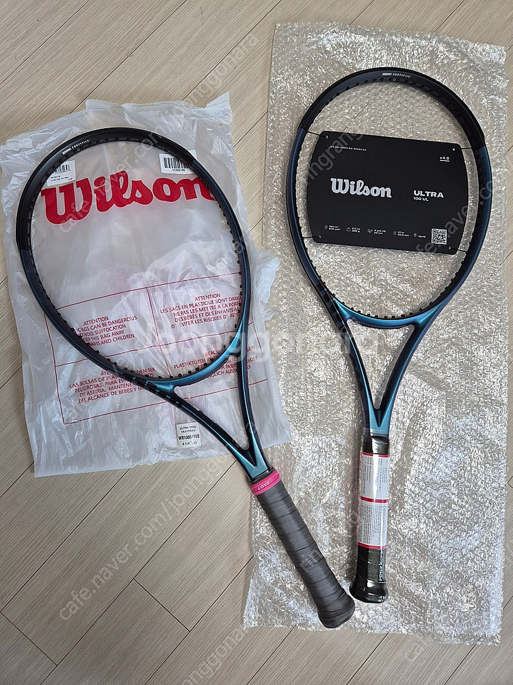 윌슨울트라테니스라켓 260g 2그립 2자루--0