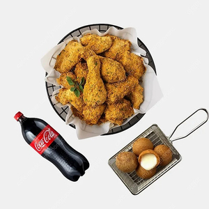 모바일 상품권) BHC 뿌링클+치즈볼+콜라1.25L