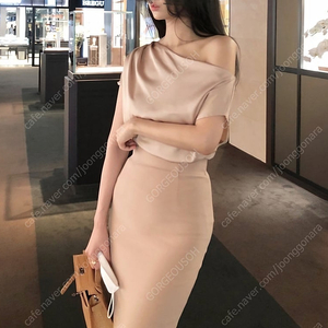 (새상품) 조이풀디자인 TF 바디콘 스커트 TF Bodycon SK 베이지, 블랙, 아이보리 S