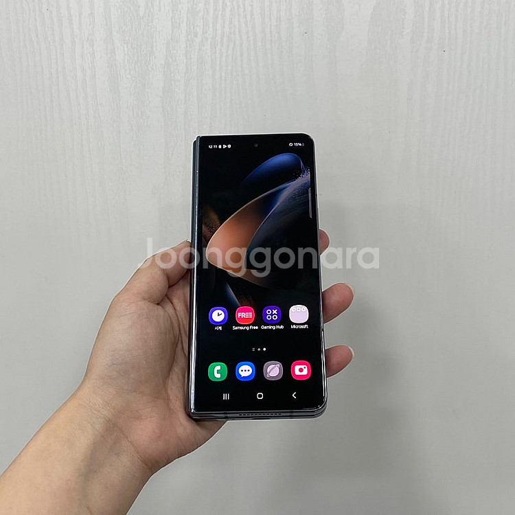 91544 갤럭시Z폴드4 그레이그린 256GB 부산 중...--2