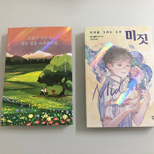 차인표 소설 언젠가 우리가 같은 별을 바라본다면 / 팀 보울러 소설 기적을 그리는 소년 미짓
