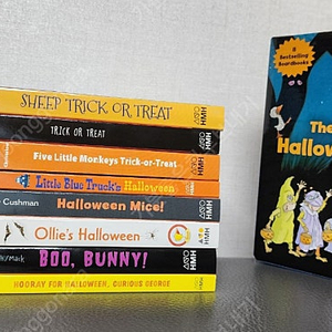 The Best Classic Halloween Stories, 유명작가 보드북 8권, 미사용, Curious George, 9000원