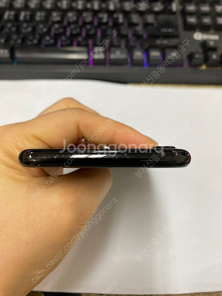 496465 아이폰7 제트블랙 액정SS급 128GB 배...--3