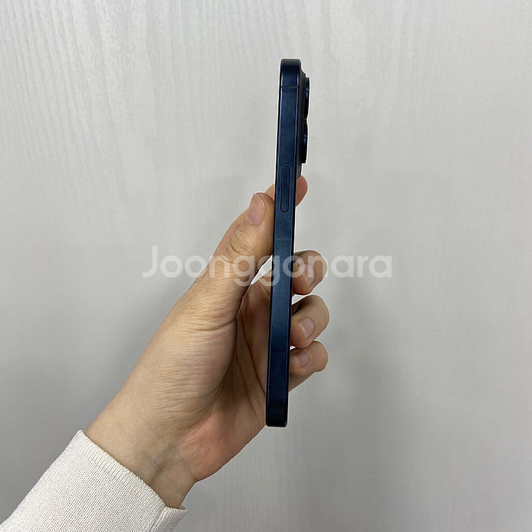 88244 아이폰15프로 블루티타늄 128GB A급 부...--4