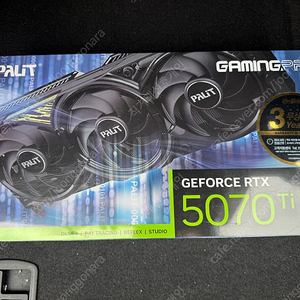 [새상품] PALIT 지포스 RTX 5070 Ti GAMINGPRO D7 16GB