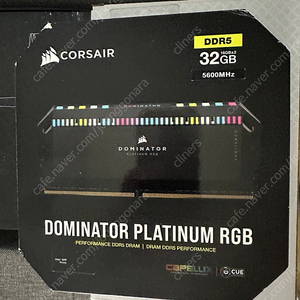 Corsair Dominator Platinum RGB 32GB (16 GB x 2) DDR5 5600mhz C36 DRAM