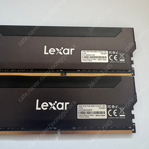 (택포 7만) Lexar Hades OC DDR4 16GBx2 3600 xmp 램입니다. 32기가