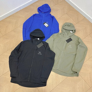 좌쓰 Arc'teryx Squamish Hoody 아크테릭스 스쿼미시 후디 블랙 블루 카키