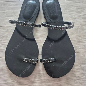 파리앤뉴욕 스왈슬리퍼 블랙 230