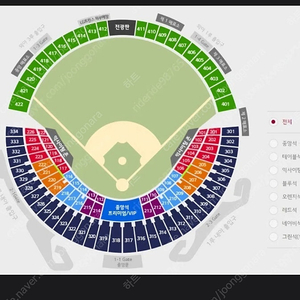 6/5 6월5일 KIA VS 두산 중앙네이비 320블럭 2연석