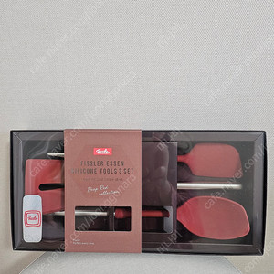 휘슬러 에센 실리콘 조리도구3종세트 레드 택포 50000원