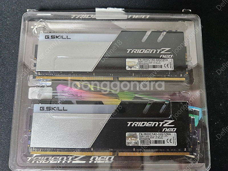 지스킬 트라이던트 NEO ddr4 3600 cl14 1...--0