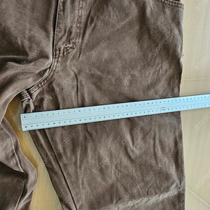 (택포/중고)디키즈 Dickies 빈티지 브라운 카펜터 팬츠 DU336RTB 허리 약 35인치 사이즈 36x30
