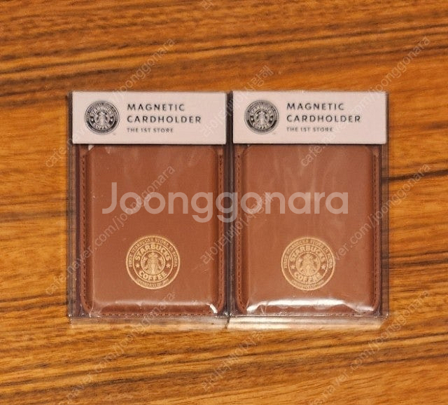 스타벅스 1st 브라운 카드지갑 미개봉 새상품 팝니다--0