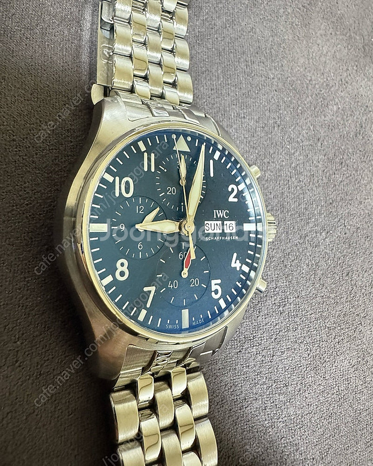 iwc 파일럿 신형 41 청판 판매 합니다--4