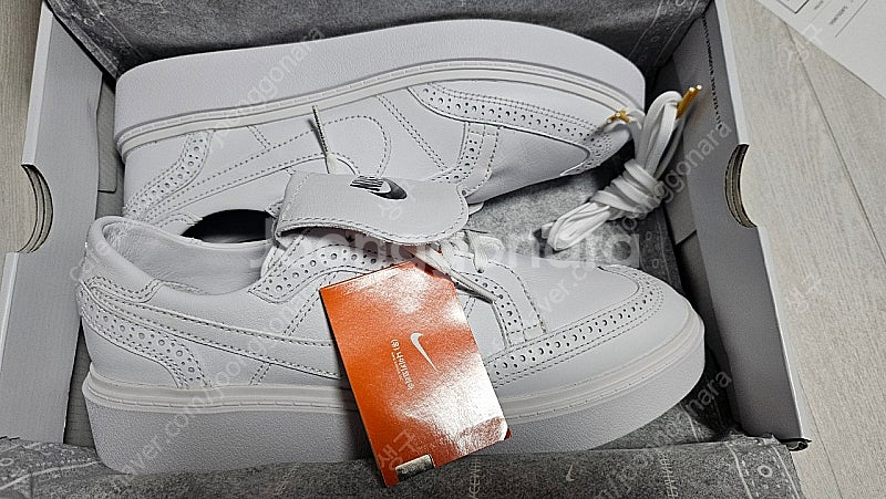 피스마이너스원 화이트 280사이즈(Nike x Peaceminusone Kwondo1 White)팝니다 dh2482...--2