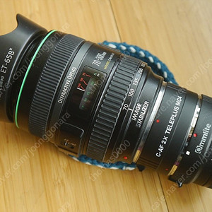 캐논 70-300 DO IS USM F4.5-5.6 렌즈 + 켄코 KENKO DGX MC4 2X + commlite CM-EF-NEX 렌즈변환어댑터