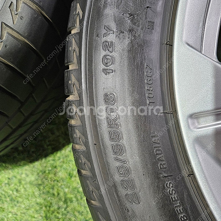 아우디 A6 C8 18인치 중고 순정 휠타이어 225 ...--8