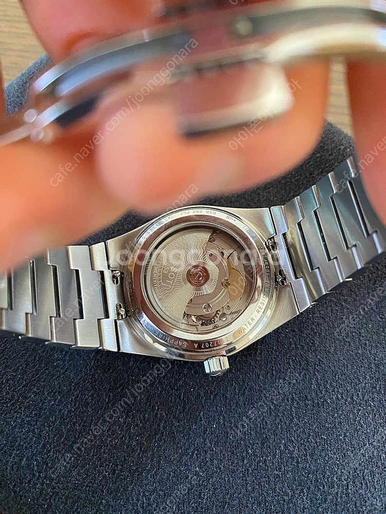 티쏘 PRX 35mm 파워매틱 80 오토 라이트 그린 ...--4