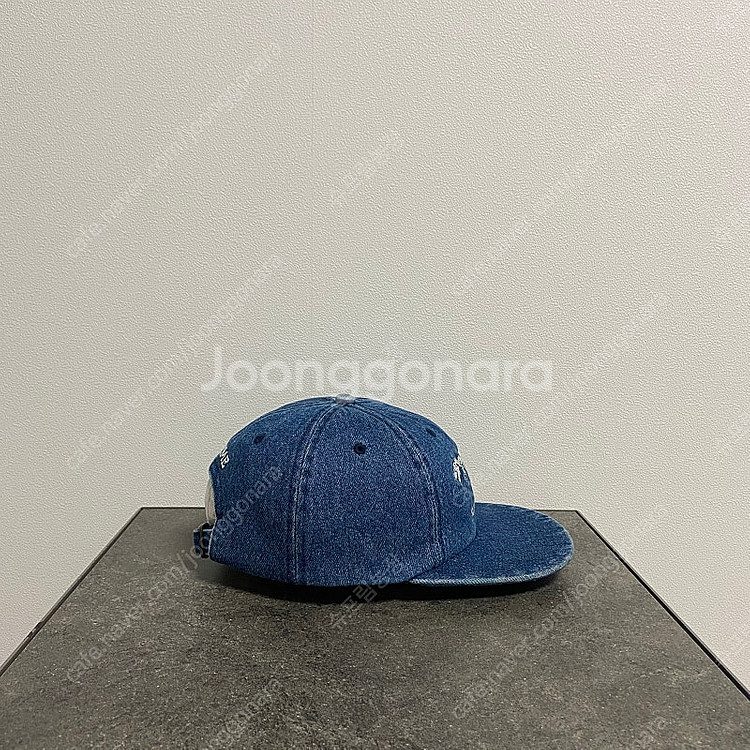 슈프림 쥬라기 워시드 데님 볼캡 모자--2