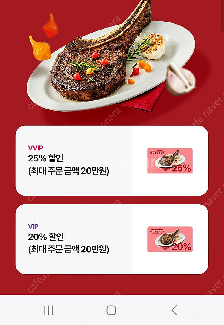 아웃백25%할인권--0