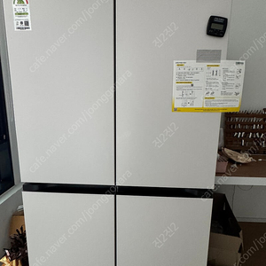 LG 오브제 4도어 냉장고 T873MEE012 870L