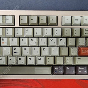 [조정]KBDFANS KBD8X MK3 모카 Sarokeys 딸기와인 빌드 풀박스