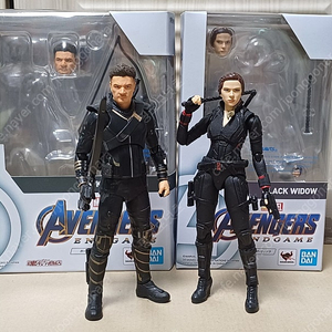 shf 엔드게임 호크아이 블랙위도우 일괄판매