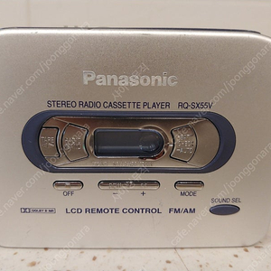 파나소닉(RQ-SX55V)-6 워크맨(라디오,카세트 플레이어) 판매합니다.