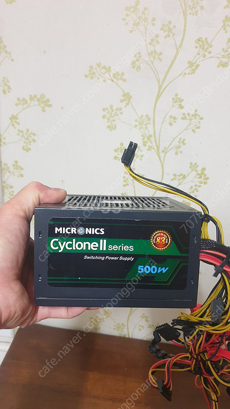 마이크로닉스 Cyclone II 500W 파워 판매해요--6