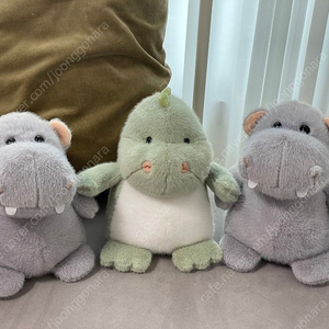 공룡, 하마 삼총사 애착인형세트