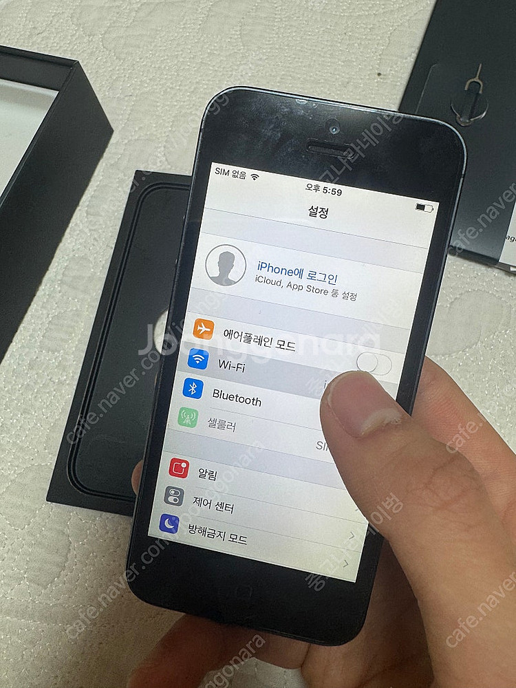 [100%순정] 애플 아이폰5 슬레이트블랙 16gb--4