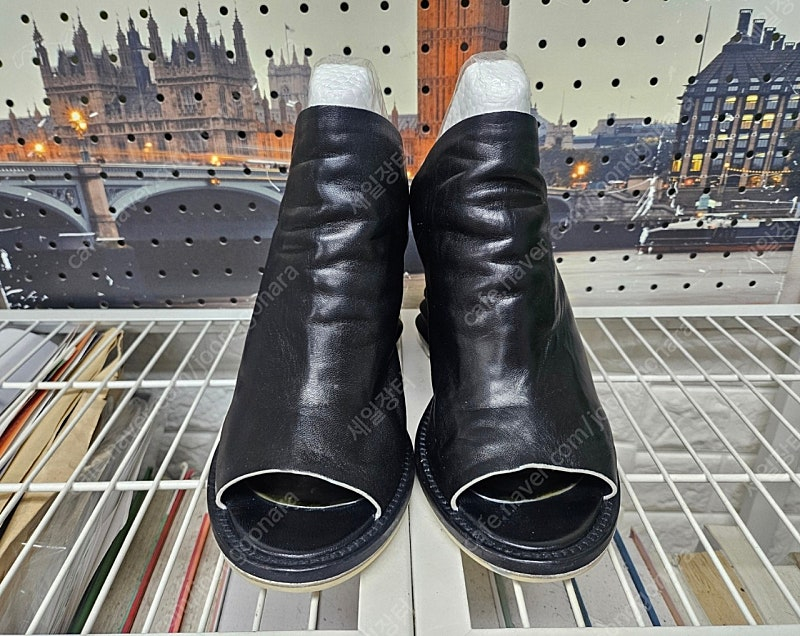 프리미아타 자하 하디드 웨지힐 235 가죽 하이힐 샌들 HC82 이미지