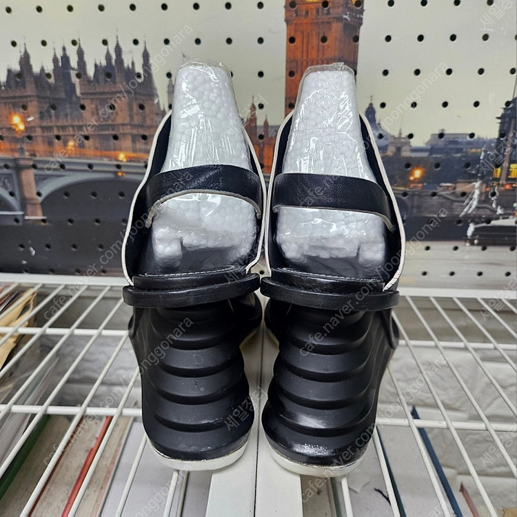 프리미아타 자하 하디드 웨지힐 235 가죽 하이힐 샌들 HC82 이미지