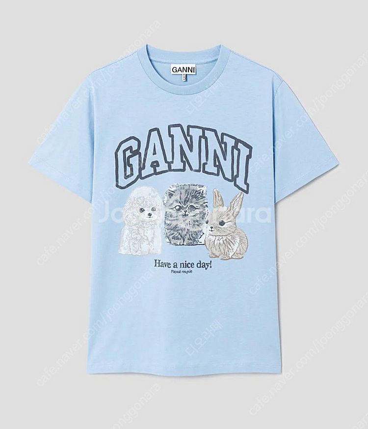 Ganni가니 강아지티셔츠--0