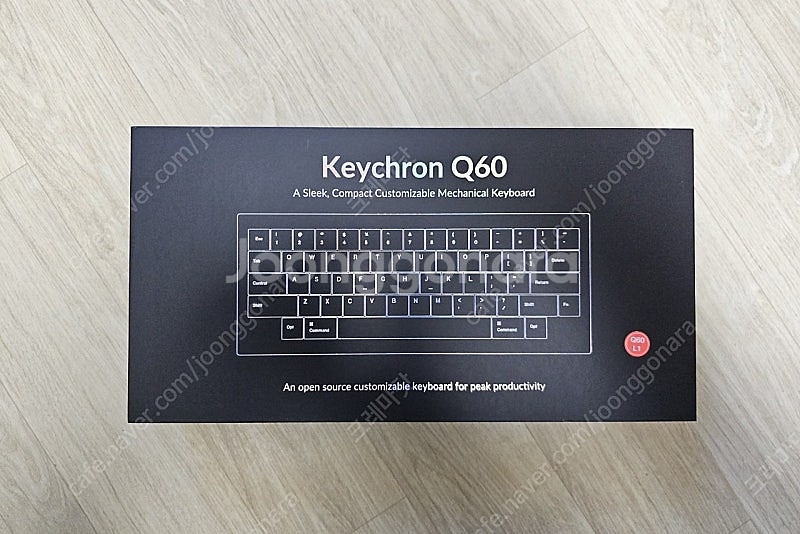 키크론 Q60 레트로 유선 키보드 (HHKB, 적축)--0