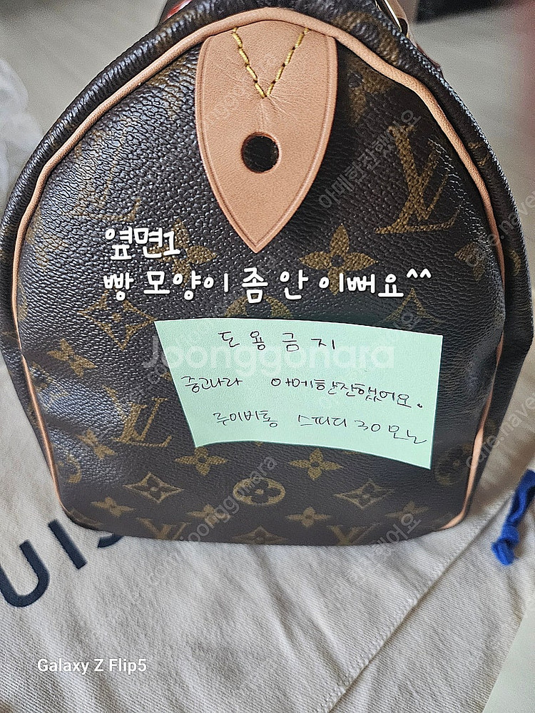 루이비통 스피디30모노 팝니다--3
