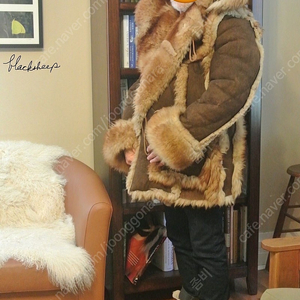 쇼트(schott) 마운틴 맨(mountain man) 퍼(fur) 무스탕 us42