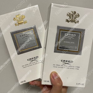 크리드 스프링화이트, 히말라야, 실버마운틴워터 100ml 여자 남자 향수