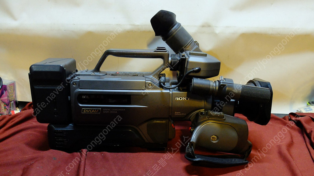 소니 방송용 카메라 소니 DSR-200A 3CCD 카메라 촬영장비 카페 인테리어 비디오 카메라 촬영소품 비디오카메라--5