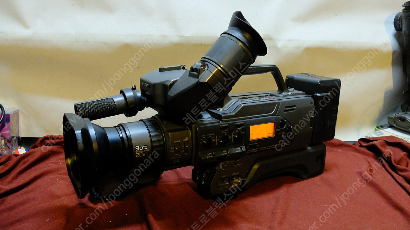 소니 방송용 카메라 소니 DSR-200A 3CCD 카메라 촬영장비 카페 인테리어 비디오 카메라 촬영소품 비디오카메라--7
