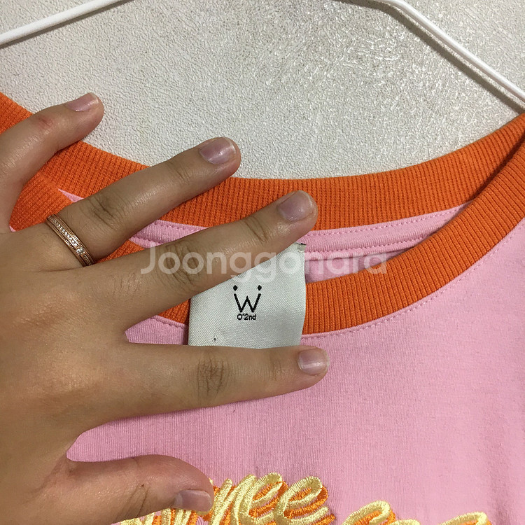오즈세컨 글리터 반팔 티셔츠 55 / 랑방 마인 오브제...--1