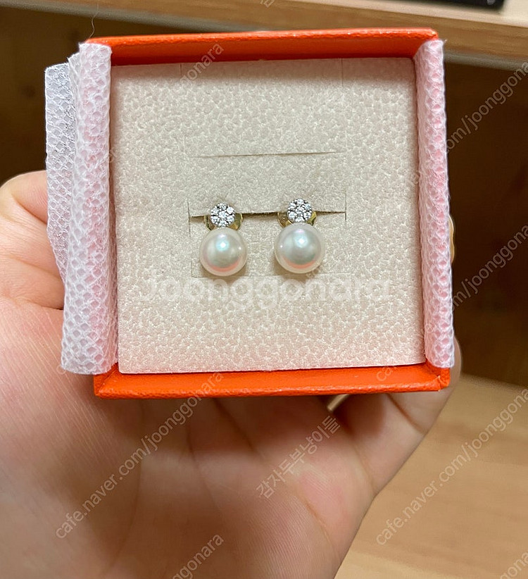 14k 진주귀걸이--1