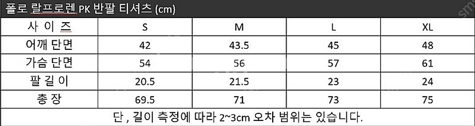 새상품 폴로 랄프로렌 남.여공용 PK 카라 클래식 반팔...--1