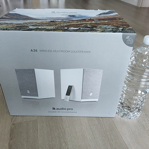 Audio Pro 오디오프로 A26 블루투스 wifi 북쉘프 화이트 스피커 원박스.....
